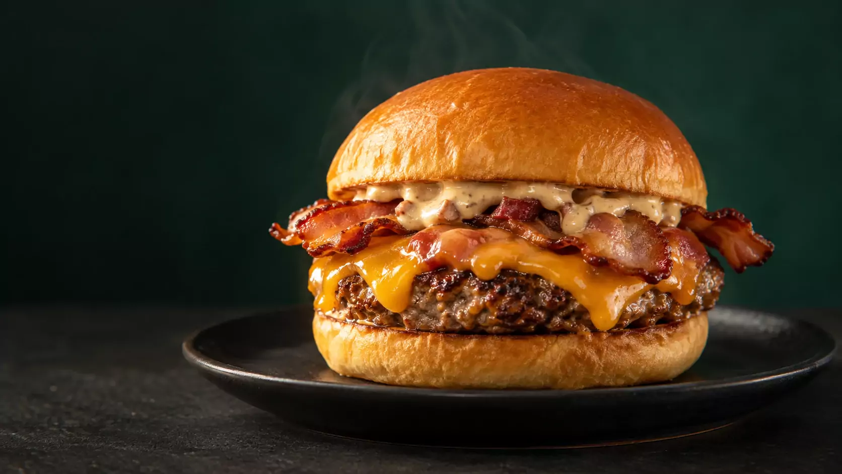 American Burger: imagem ilustrativa baseada nos ingredientes do cardápio